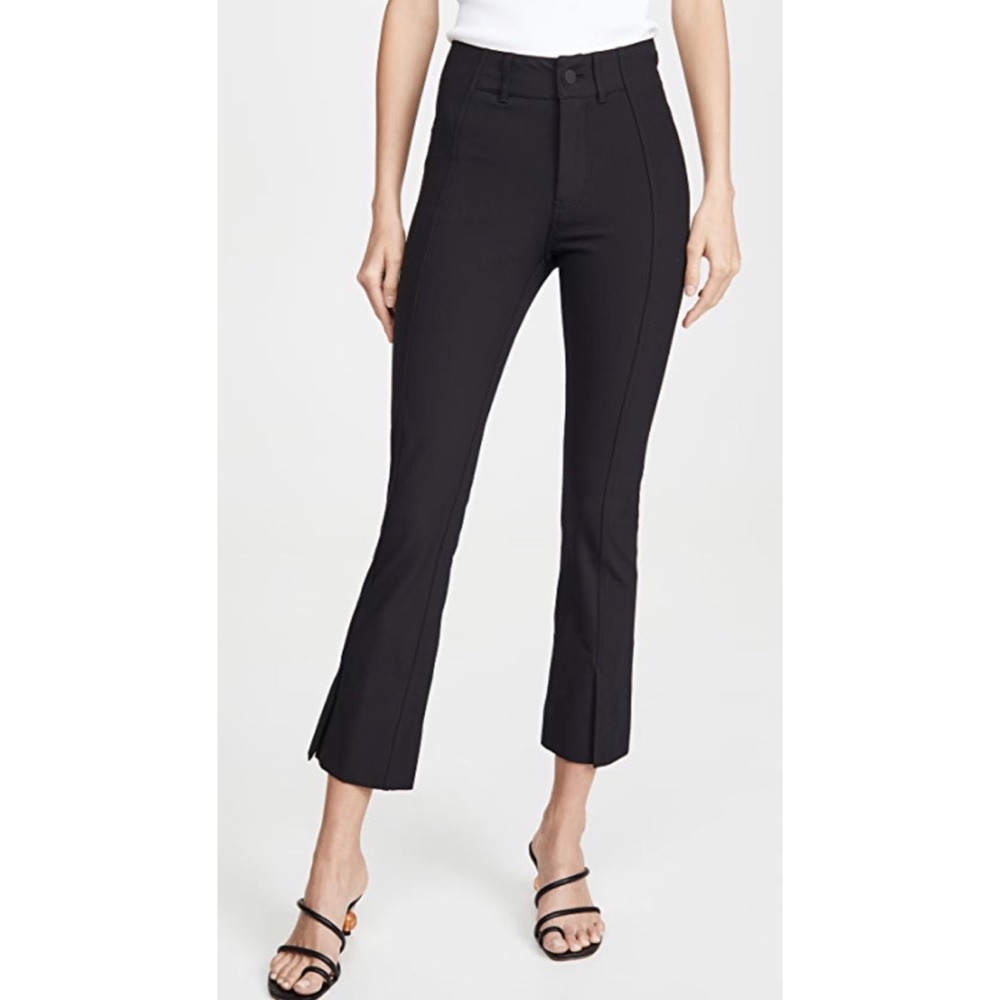 AYR Black High Rise Sizzle Cropped Pants